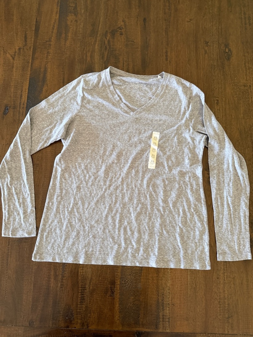 Sonoma Gray Heather V-Neck Tee